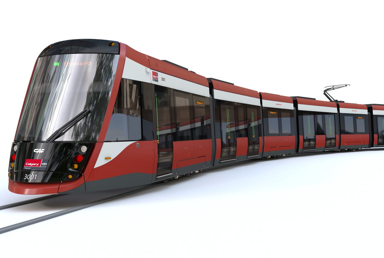 The Urbos 100 will be Calgary Transit’s first low-floor LRV.