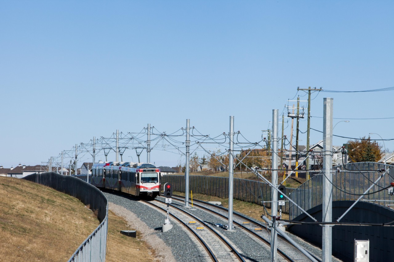 Calgary's LRT uses a traction power system. 