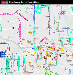 Roadway Activities Map